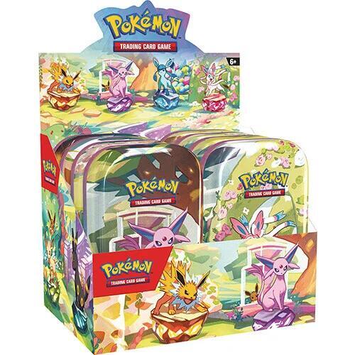 Prismatic Evolutions Mini-tin Display