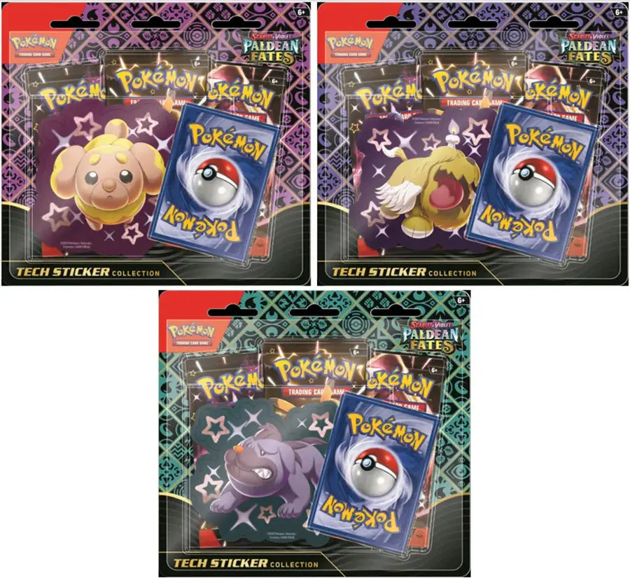 Paldean Fates Tech Sticker Blister