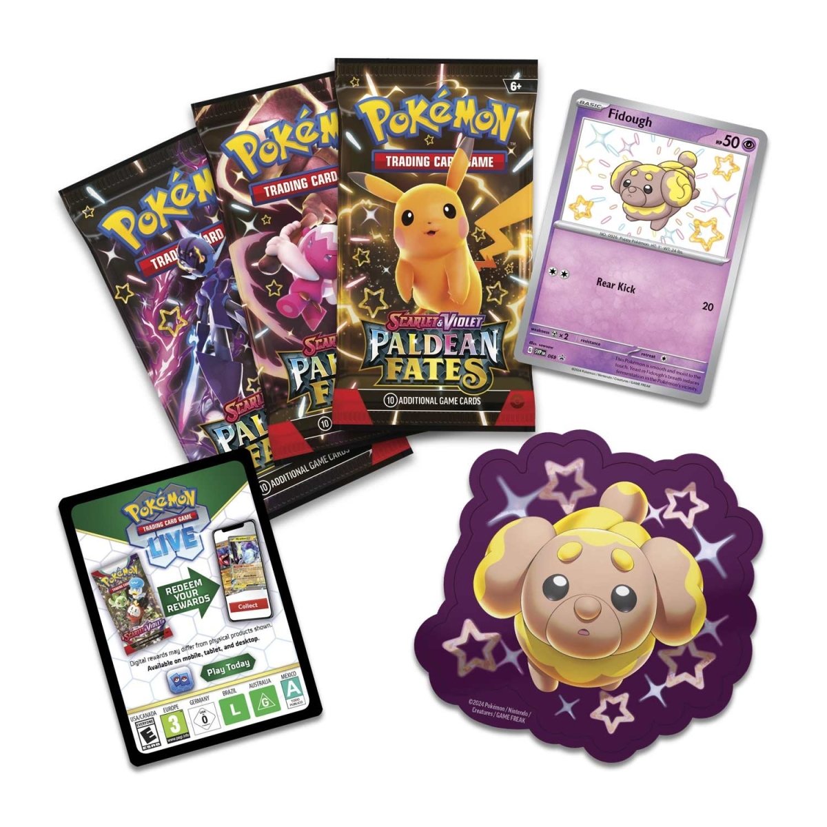 Paldean Fates Tech Sticker Blister
